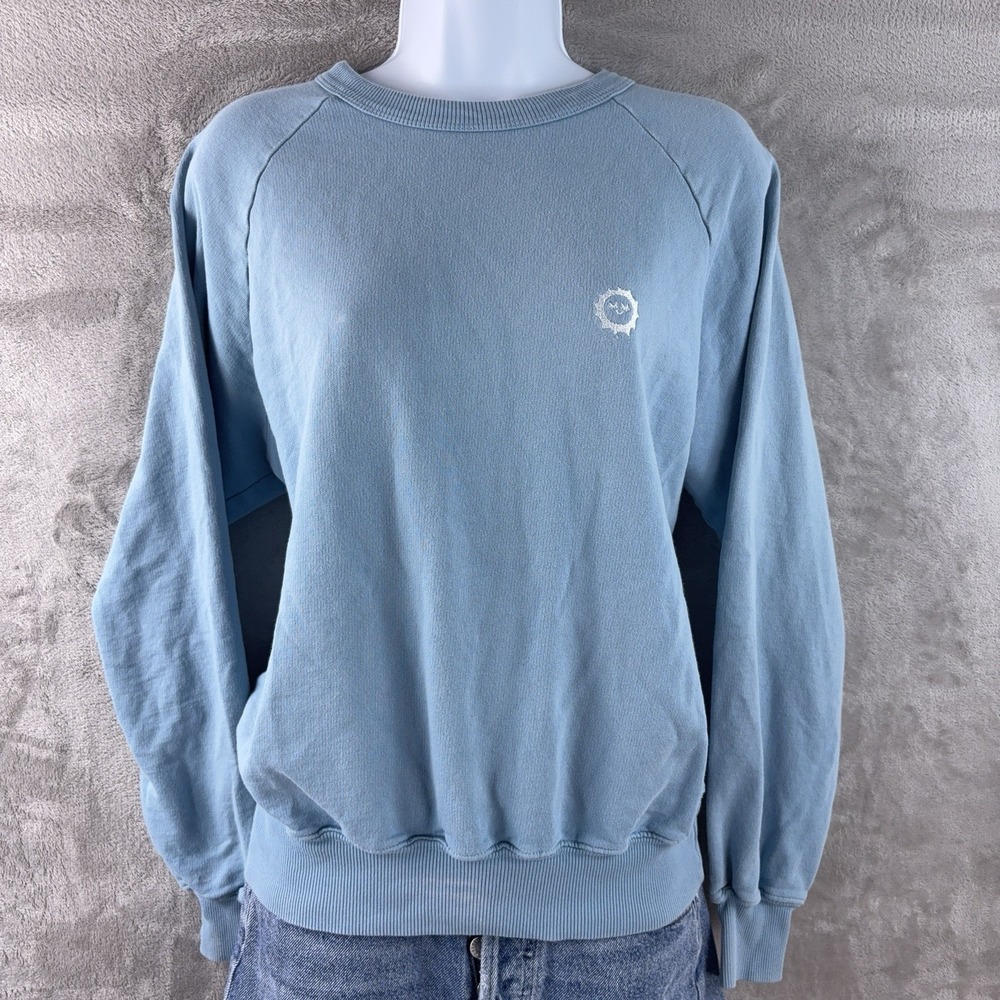 Big Bud Press Sweatshirt Womens Size XS Blue Crewneck Pullover Made‎ in USA